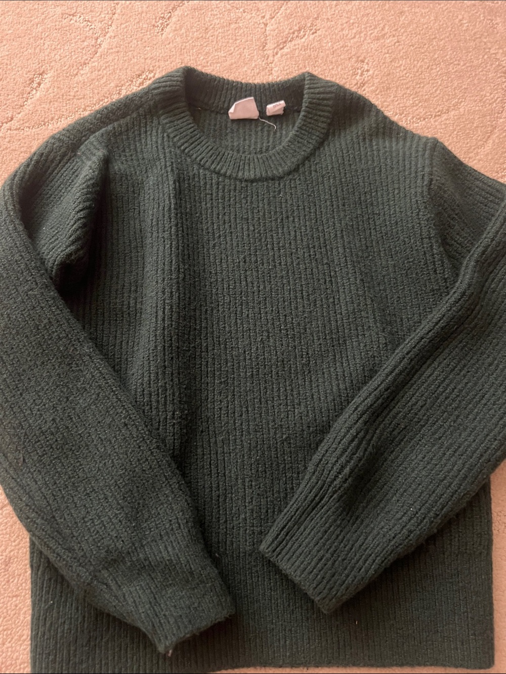 Boys Gap Ribbed Knit Sweater - Dark Green